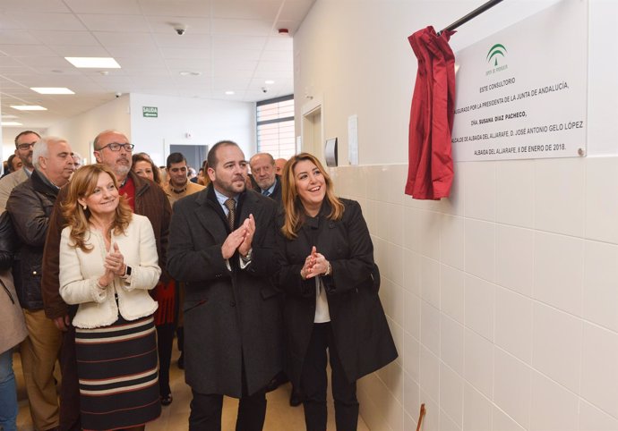 Presidenta de la Junta, Susana Díaz, inaugura el consultorio de Albaida, Sevilla