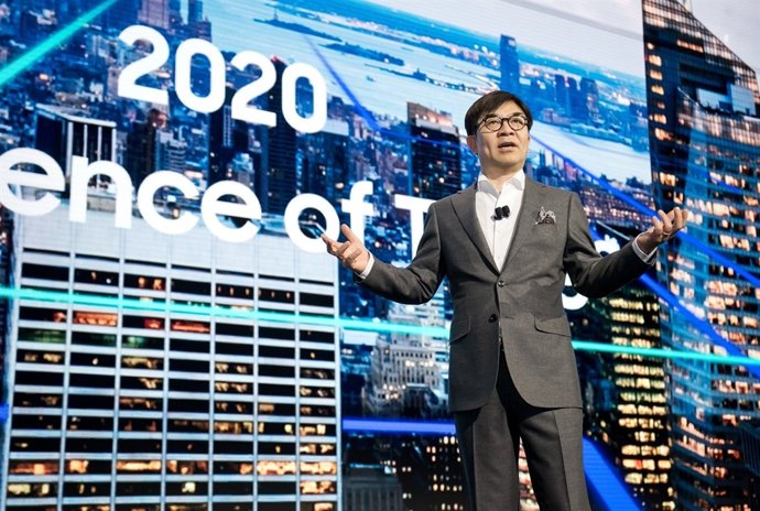 Presentació de Samsung en CES Las Vegas 2018