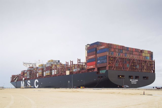 MSC 'Eloane' en el Puerto de Cádiz