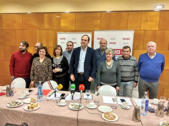 Desayuno ccoo en ciudad real 