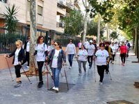 El nuevo programa de 'nordic walking' saludable de Cort y el Govern empieza este sábado