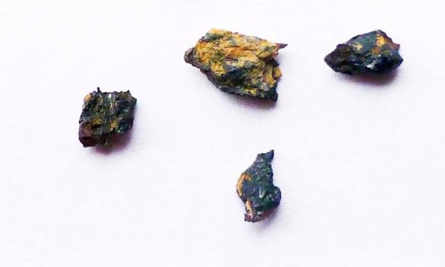 Fragmentos del meteorito Hypatia