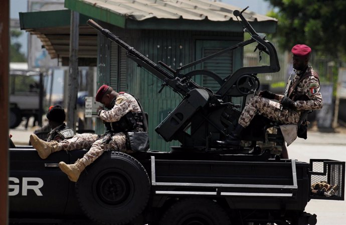 Militares de la Guardia Presidencial de Costa de Marfil