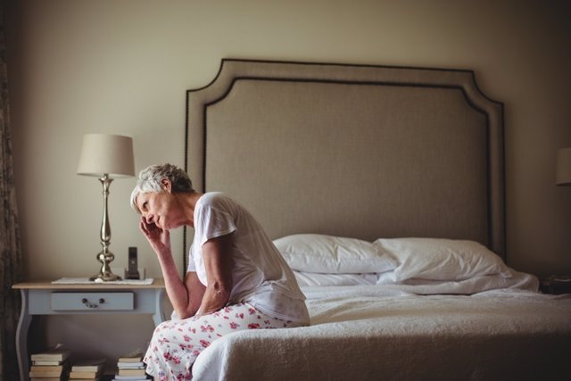 Woman, fibromyalgia