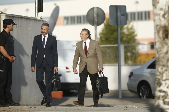 Francisco Correa en arribar al judici pel cas Gürtel