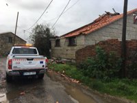 Detectan un tornado en Sanxenxo (Pontevedra) que deja varios destrozos