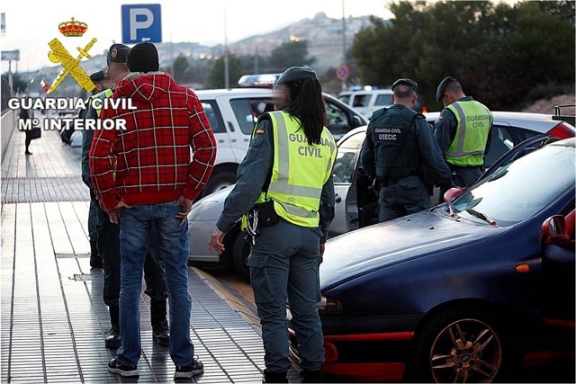 Un control de la Guardia Civil 