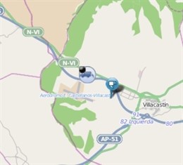 Gráfico sobre el lugar del accidente del camión