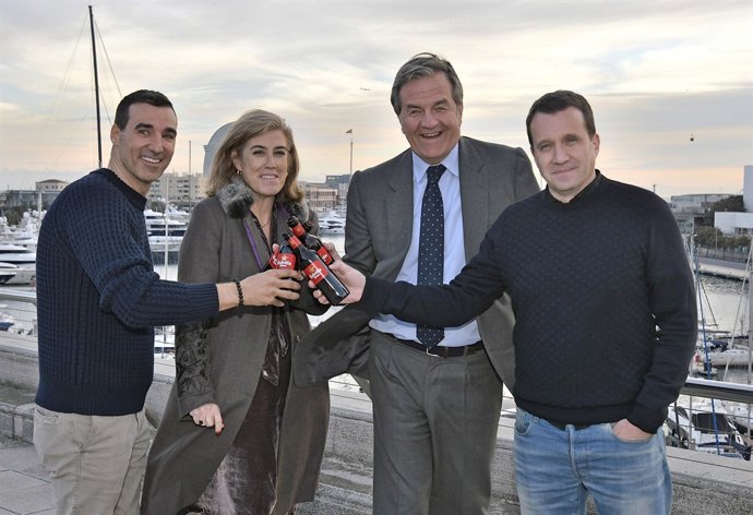 Miguel Vicente, María Carceller (Damm), Jorge Villavecchia (Damm) i Miquel Martí