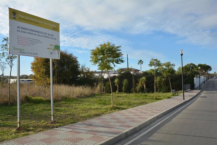 Más obras en el entorno del nuevo parque Olivar del Zaudín.