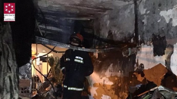 Incendio en un garaje de Vinaròs