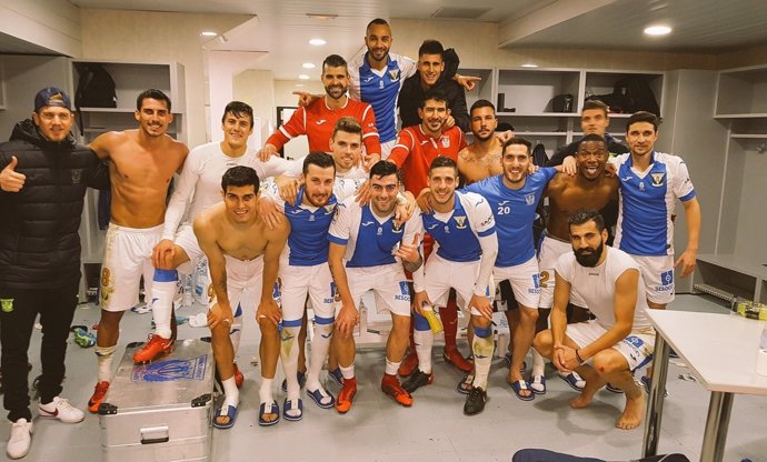 El Leganés celebra su pase a cuartos de final de la Copa del Rey