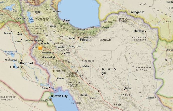 Terremoto de magnitud 4,6 en el noroeste de Irán