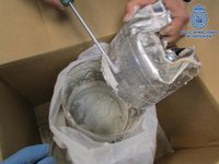 Detenida en Toledo tras recibir un calentador de agua que escondía 597 gramos de cocaína