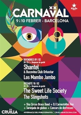 El festival Cruïlla se sumará al Carnaval con dos noches de conciertos