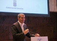 Clavijo avisa de que los fondos RUP "están en peligro" y apela a defenderlos "con uñas y dientes"