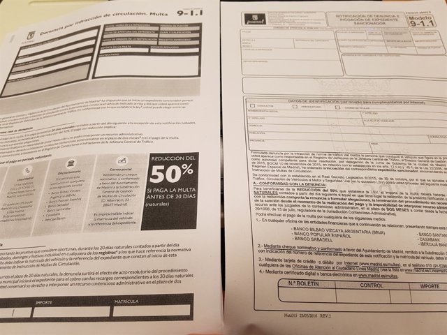 Madrid notificará las multas de tráfico a partir de febrero con un ...