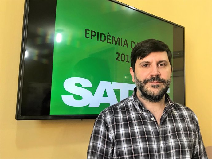 El secretario de Acción Sindical de Satse Catalunya, David Carbajales