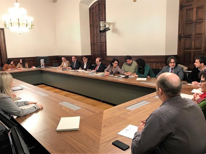 Reunió del grup del PSC en el Parlament