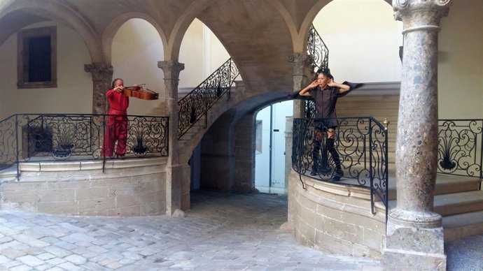 Espectáculo de música y danza en el Casal Solleric