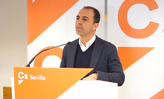 El portavoz de Ciudadanos en Sevilla, Javier Millán