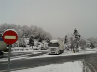 Precaución por nieve en la N-622 Altube-Vitoria y en la N-240 Legutio-Vitoria y alto de Barazar