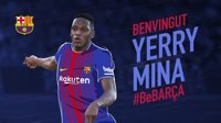 El FC Barcelona ficha al central colombiano Yerry Mina hasta 2023