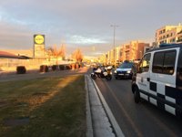 Fallece un motorista de 57 años tras colisionar con una furgoneta en Pinar de Jalón, en Valladolid