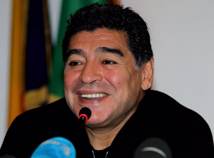   Diego Maradona Speaks To The Media About His Ongoing