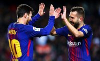 Jordi Alba: "Es un lujo tener a Messi, a mí me va fenomenal"