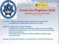Agua y agua nieve en Valladolid en el sábado de Pingüinos