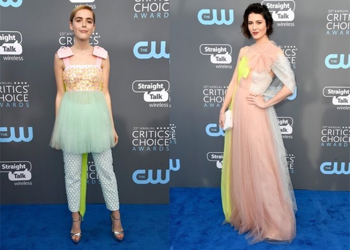 Mary Elizabeth Winstead y Kiernan Shipka eligen Delpozo 