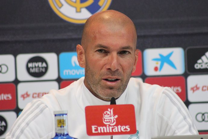 Zidane (Real Madrid) en rueda de prensa