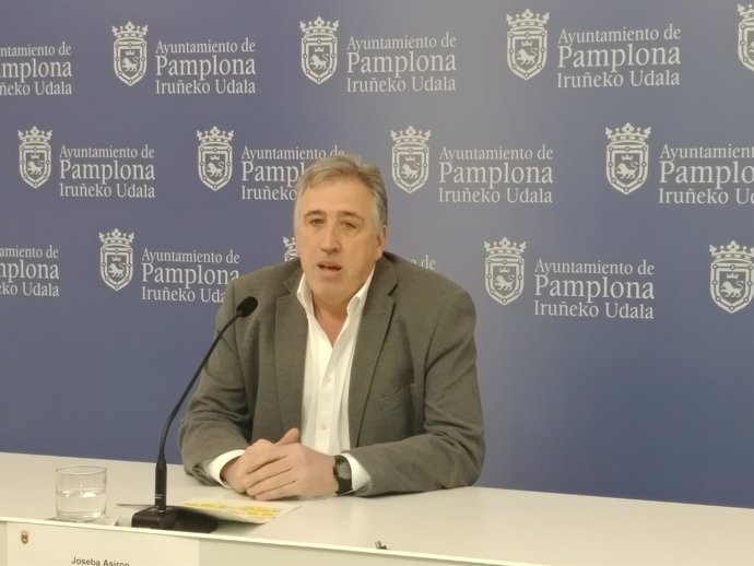 El alcalde de Pamplona, Joseba Asiron