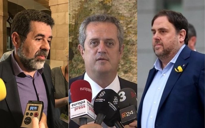 Junqueras, Forn y Sánchez