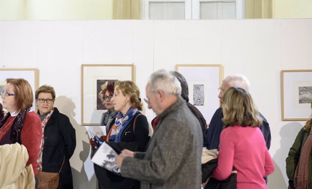La exposición de Rafael Gadea se inauguró en el Patio de Luces este jueves.