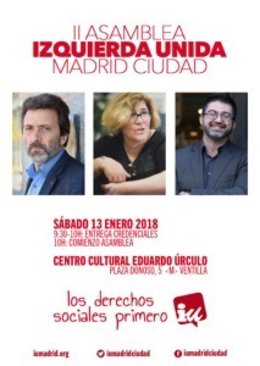 Cartel de la asamblea