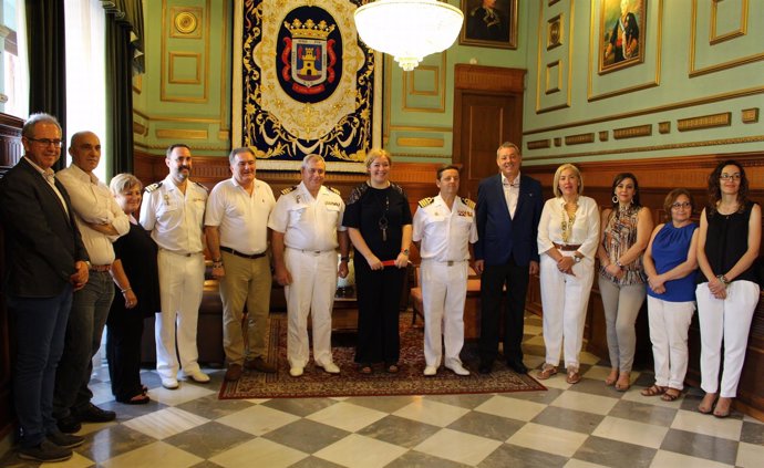 Presentación de la llegada del portaaeronaves Juan Carlos I