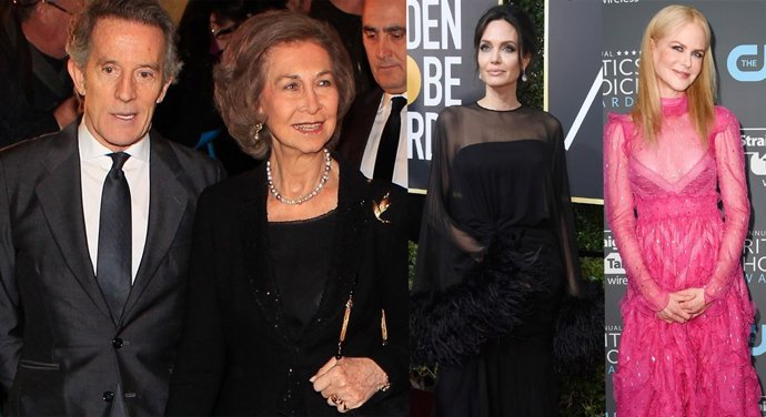 Reina Sofía, Alberto Díez, Nicole Kidman y Angelina Jolie
