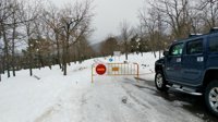 Prohibido el paso del tráfico rodado al Parque del Moncayo a causa del último temporal