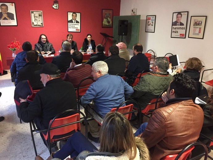 Reunión comarcal PSOE en Azuaga