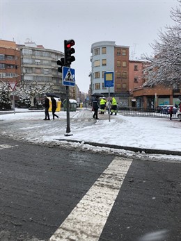 León.- Aspectos de las calles de León