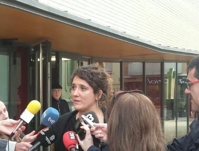 La portaveu del Secretariat Nacional de la CUP, Núria Gibert