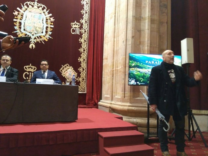 Interrumpen la presentación de Asturias en Fitur, Hotel de la Reconquista