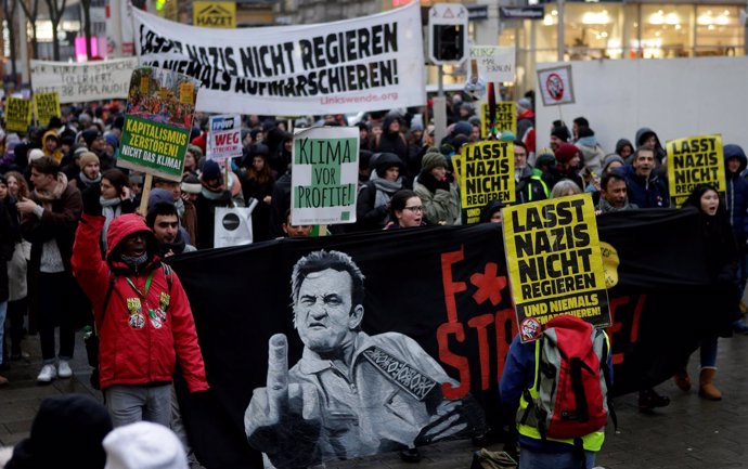 Manifestación contra el FPÖ en Viena