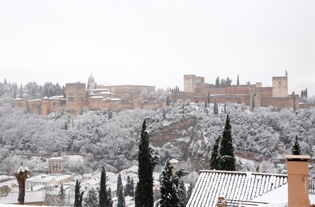 Nevada en Granada, nieve