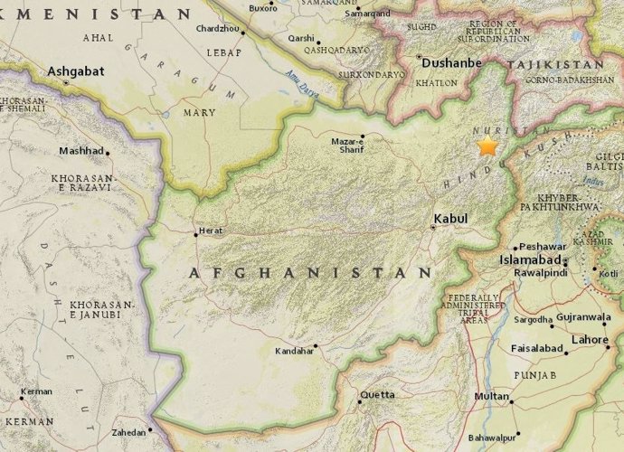 Terremoto de magnitud 5,3 en el noreste de Afganistán