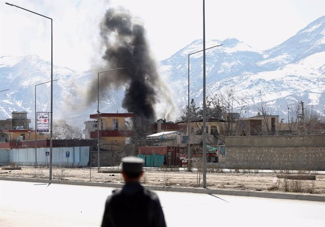 Refriega entre talibanes y fuerzas afganas en Kabul, Afganistán