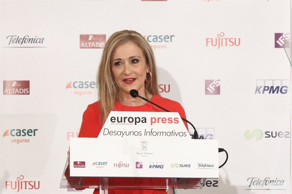 Desayuno Informativo de Europa Press con Cristina Cifuentes