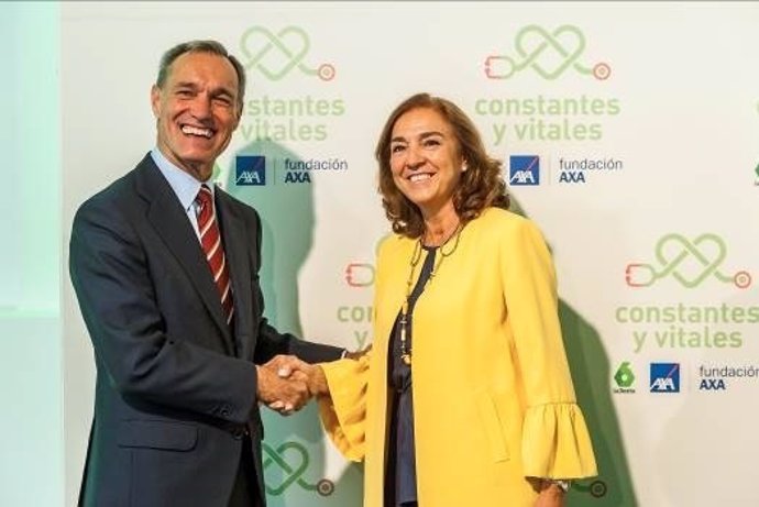 Silvio González (Atresmedia) y la secretaria de Estado de I+D+i Carmen Vela